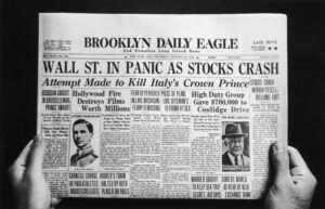 Why did the stock market crash of 1929 happen?